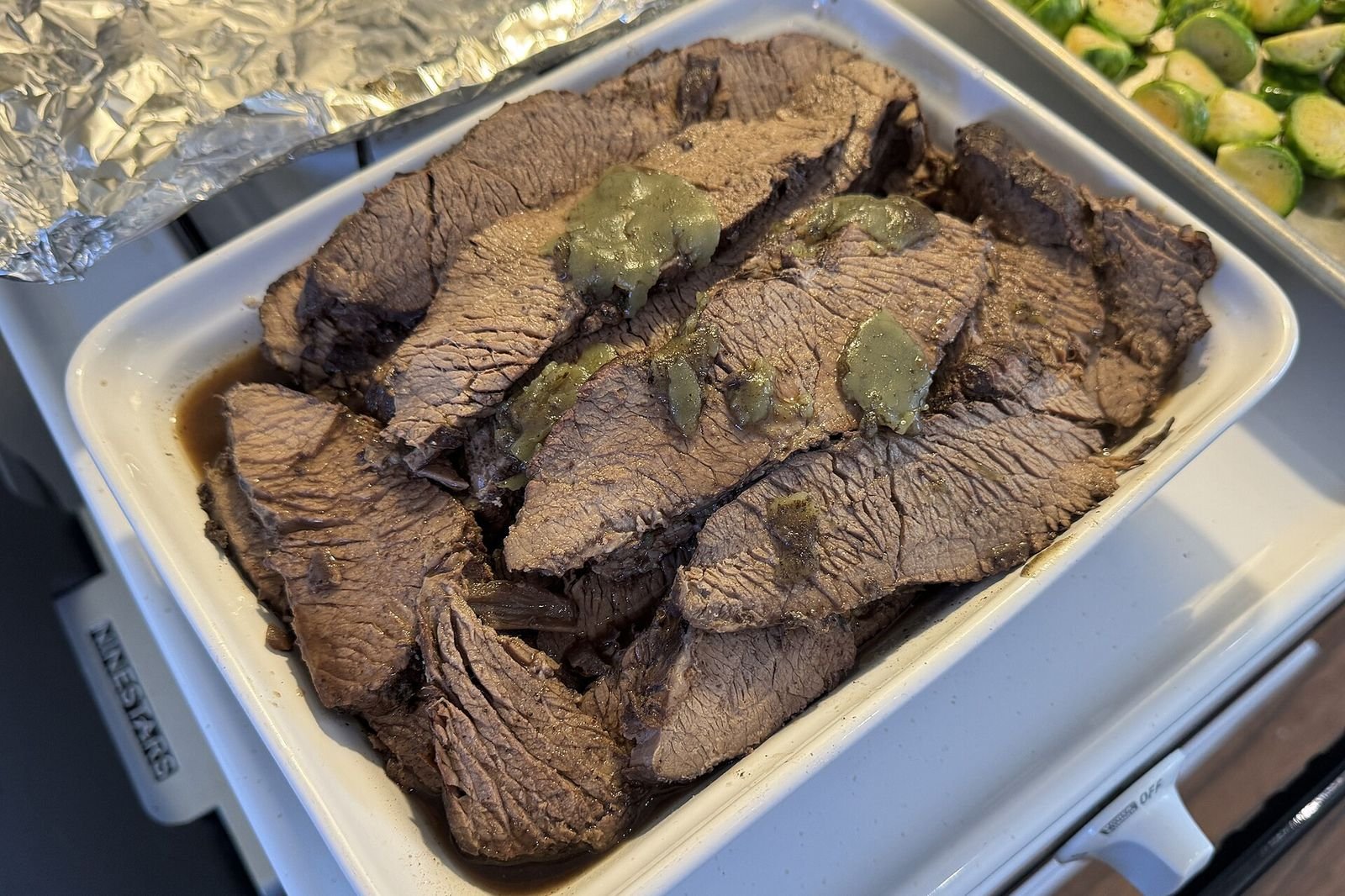 Brisket topped with fat - decmeber 2023 - sarah stierch